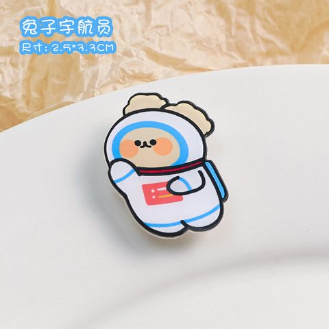 Cute Cartoon Style Animal Drink Shaped Arylic Painted Brooches