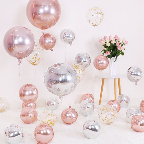 Birthday Solid Color Aluminum Film Wedding Birthday Balloons