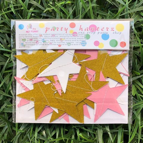Birthday Star Paper Party Banner