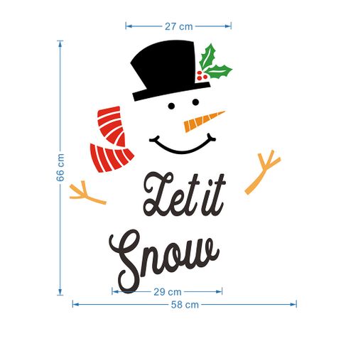 Christmas Snowman Emoji Holiday Decoration Diy Cartoon Waterproof Magnetic Fridge Magnet