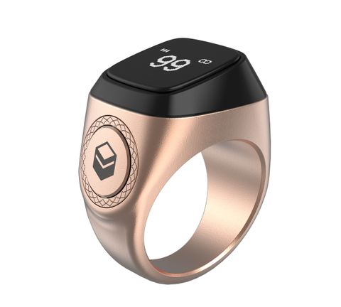 Mode Einfache Kontrast Farbe Schwarz Bildschirm Smart Zähler Ring