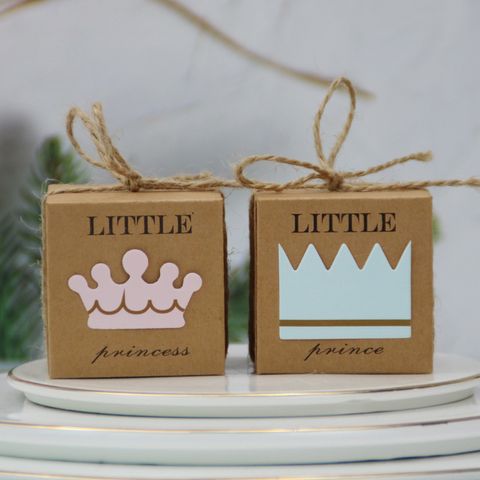 Letter Crown Kraft Paper Daily Gift Wrapping Supplies