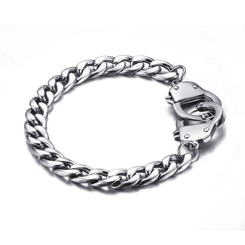 Simple Style Geometric Stainless Steel Bracelets Plating Stainless Steel Bracelets