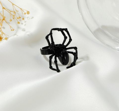 Fashion Spider Alloy Plating Halloween Women's Open Ring