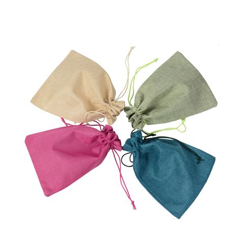 Einfacher Stil Einfarbig Tuch Kordelzug Schmuck Verpackungstaschen