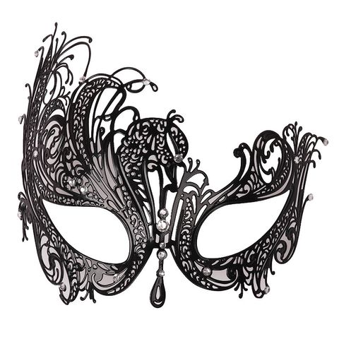 Halloween Butterfly Metal Carnival Party Mask 1 Piece