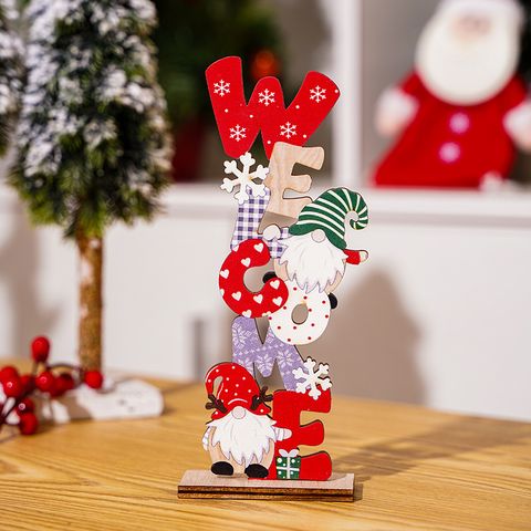 Christmas Rudolf Wood Party Ornaments