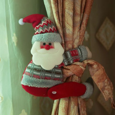 Navidad Papá Noel Monigote De Nieve Alce Tela Interior Atrezzo Decorativo