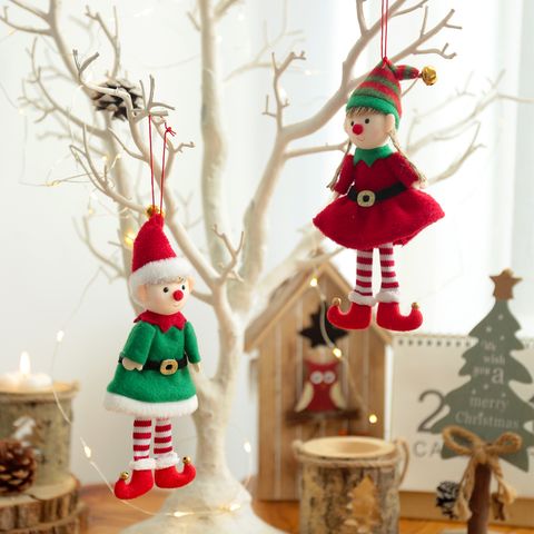 Christmas Doll Cloth Party Hanging Ornaments