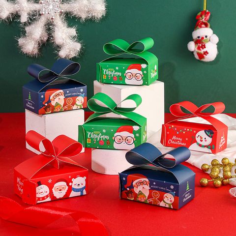 Noël Père Noël Bonhomme De Neige Papier Fête Fournitures D'emballage Cadeau
