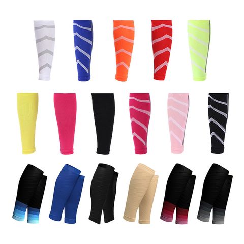 Unisex Sports Solid Color Nylon Jacquard Socks