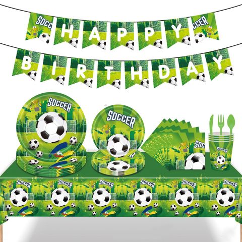 Football Paper Party Tableware