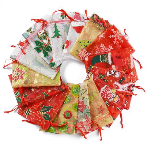Christmas Christmas Tree Santa Claus Gauze Party Gift Wrapping Supplies