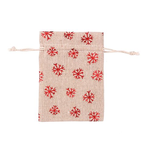 Christmas Snowflake Elk Cloth Party Gift Wrapping Supplies