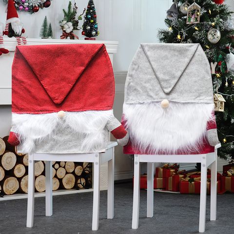 Christmas Fashion Santa Claus Nonwoven Party Chair Cover
