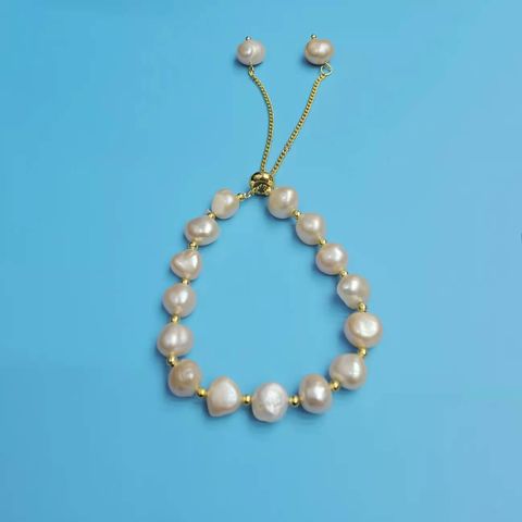 Fashion Geometric Baroque Pearls Beaded Bracelets