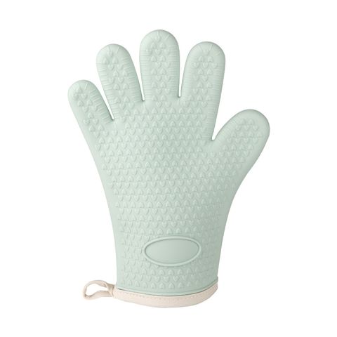Simple Style Heart Shape Silica Gel Heat Resistant Gloves