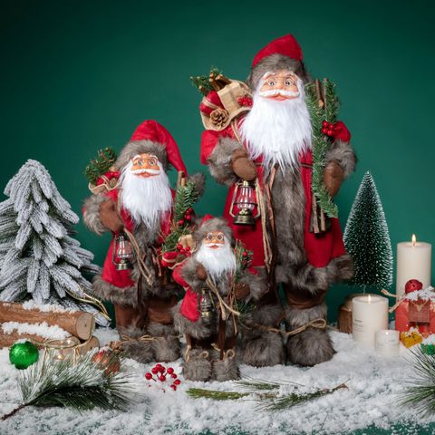 Navidad Moda Santa Claus Pvc Paño Adornos Fiesta 1 Pieza