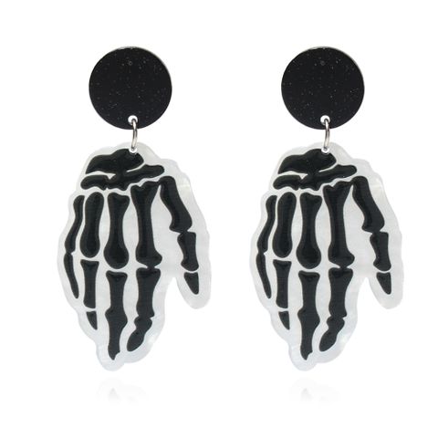 Funny Palm Plastic Women's Drop Earrings 1 Pair