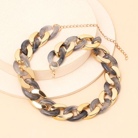 Design Resin Stitching Necklace Wholesale
