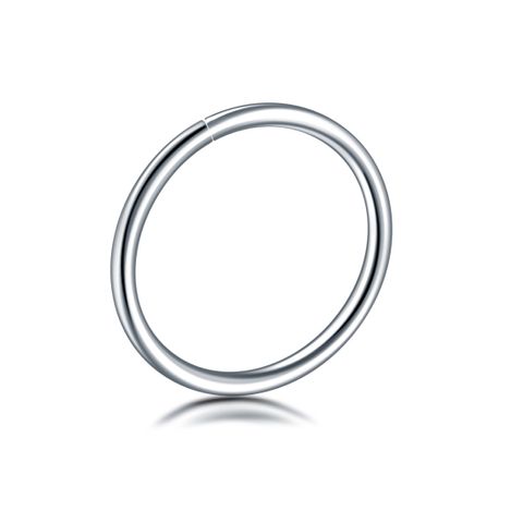Fashion O-shape Stainless Steel Plating Nose Ring