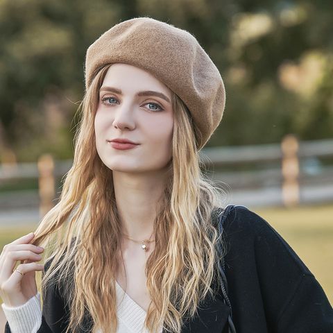Women's Fashion Solid Color Beret Hat