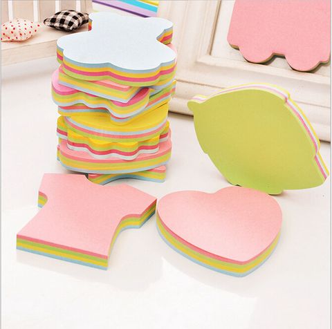 Cute Colorful Heart Multi-pattern Sticky Note Creative Student Stationary