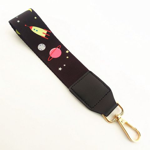 New Colorful Flowers Hand Strap Wrist Strap Decorative Band Accessory Strap Short Hand Bag Small Bag Clutch Belt
