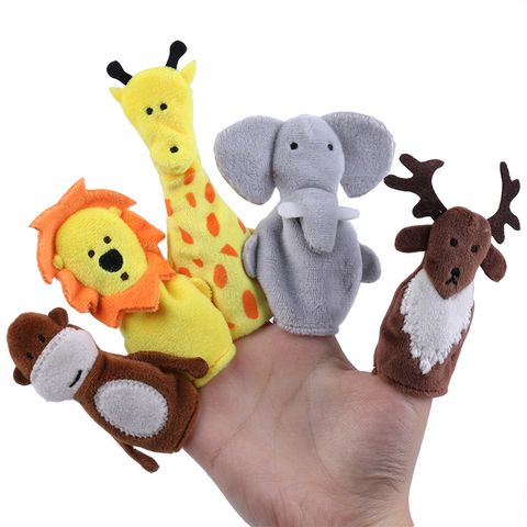 Muñeco De Dedo De Peluche De Dibujos Animados-child Toy