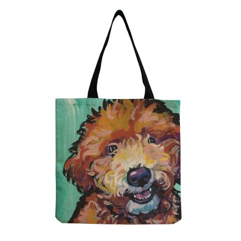 Women's Cute Dog Shopping Bags
