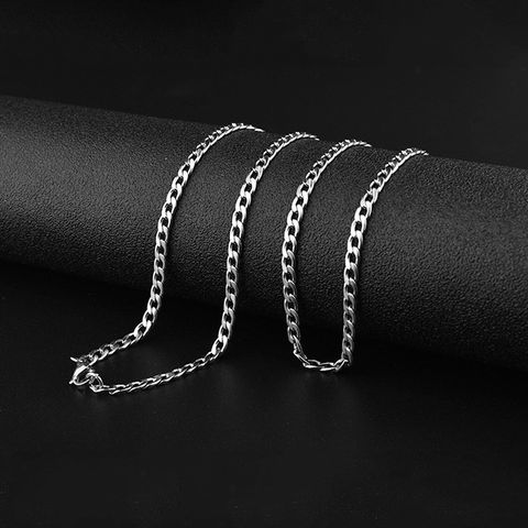 Fashion Geometric Titanium Steel Plating Unisex Necklace
