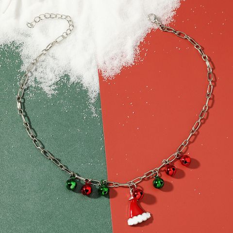 Fashion Christmas Tree Snowman Elk Alloy Women's Necklace 1 Piece