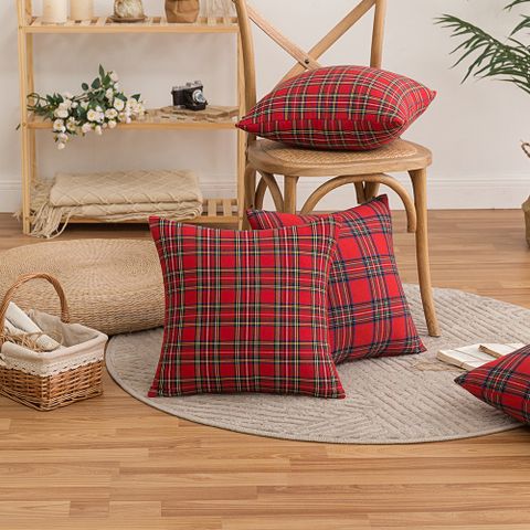 Casual Lattice Polyester Pillow Cases