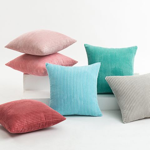Fashion Solid Color Polyester Pillow Cases