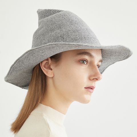 Women's Fashion Solid Color Witch Hat