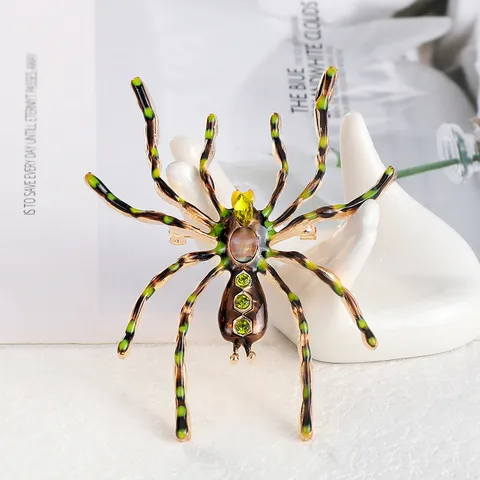 Fashion Spider Alloy Inlay Rhinestones Women's Brooches