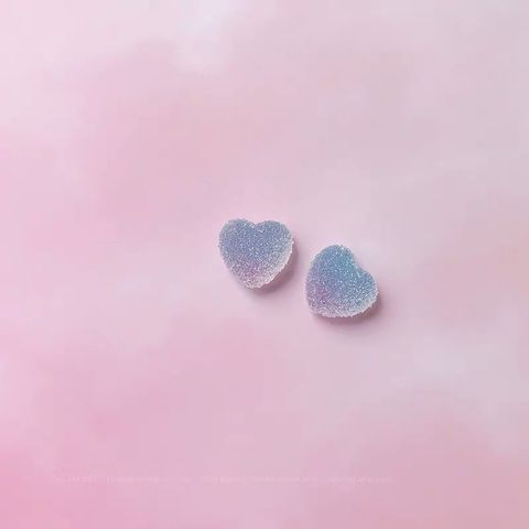 Cute Heart Shape Soft Rubber Women's Ear Studs 1 Pair