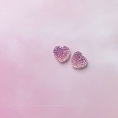 Cute Heart Shape Soft Rubber Women's Ear Studs 1 Pair