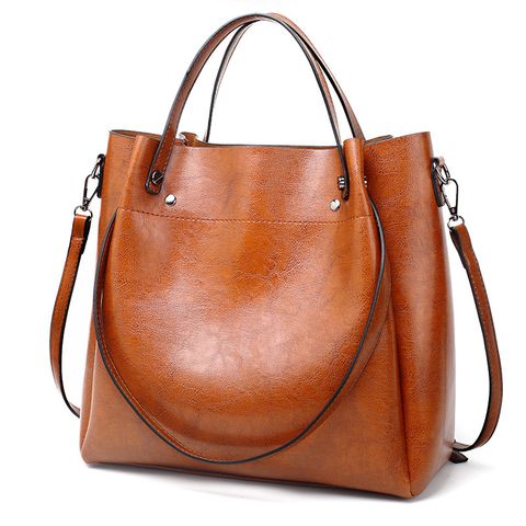 Women's Large All Seasons Pu Leather Fashion Handbag