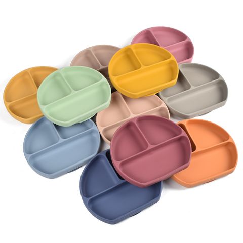 Fashion Solid Color Silica Gel Tableware