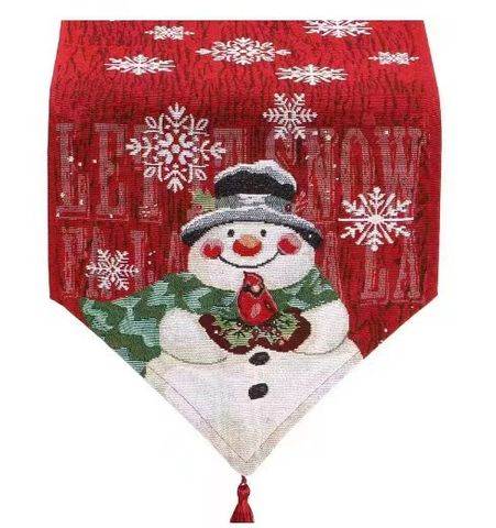 Christmas Fashion Santa Claus Polyester Party Placemat 1 Piece