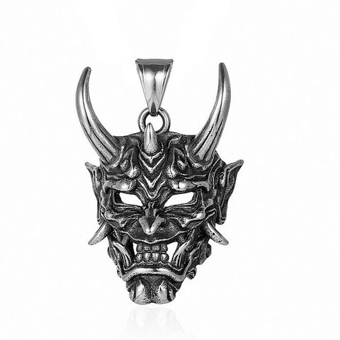 Gothic Horns Alloy Plating Men's Pendant Necklace 1 Piece