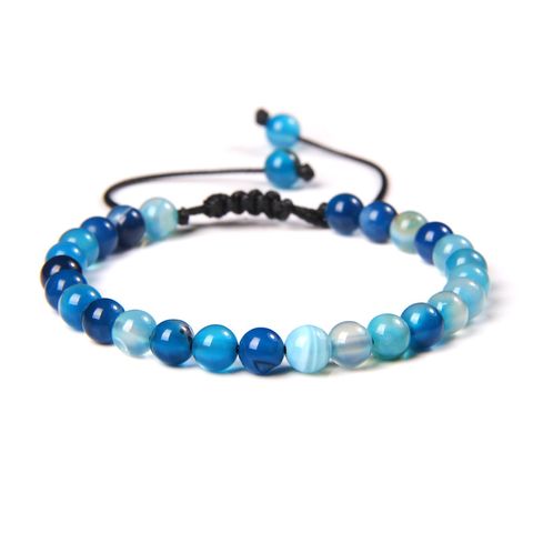 Fashion Solid Color Natural Stone Beaded Bracelets