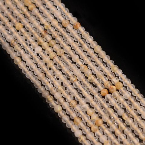 2mm Natural Stone Cut Faceted Loose Bead Faceted Small Angle Beaded