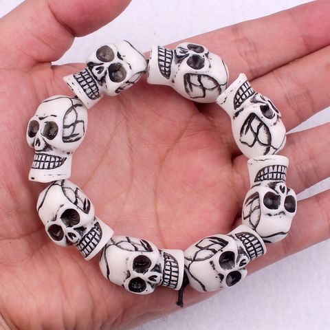 Fashion Skull Alloy Unisex Bracelets 1 Piece
