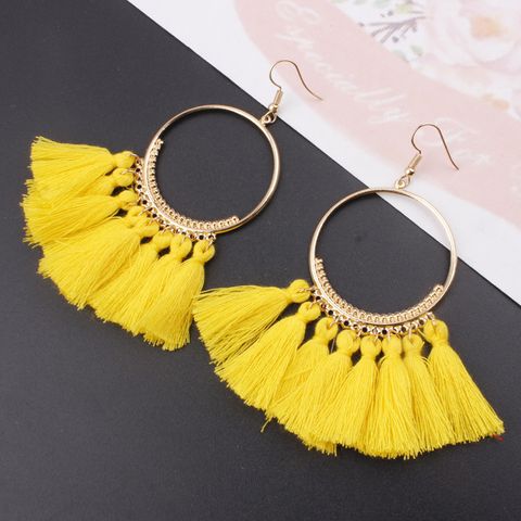 Wholesale Jewelry 1 Pair Fashion Printing Alloy Drop Earrings