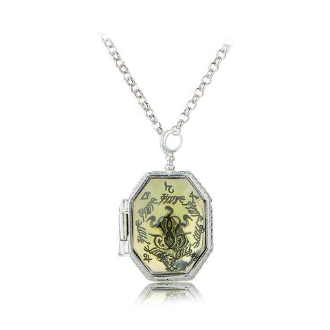 Fashion Horcrux Alloy Inlaid Gemstone Artificial Gemstones Unisex Necklace