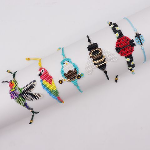 Cute Insect Glass Beaded Women's Bracelets