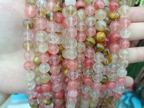 1 Set Artificial Crystal Color Block Beads
