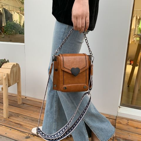 Women's Small Summer Pu Leather Vintage Style Handbag